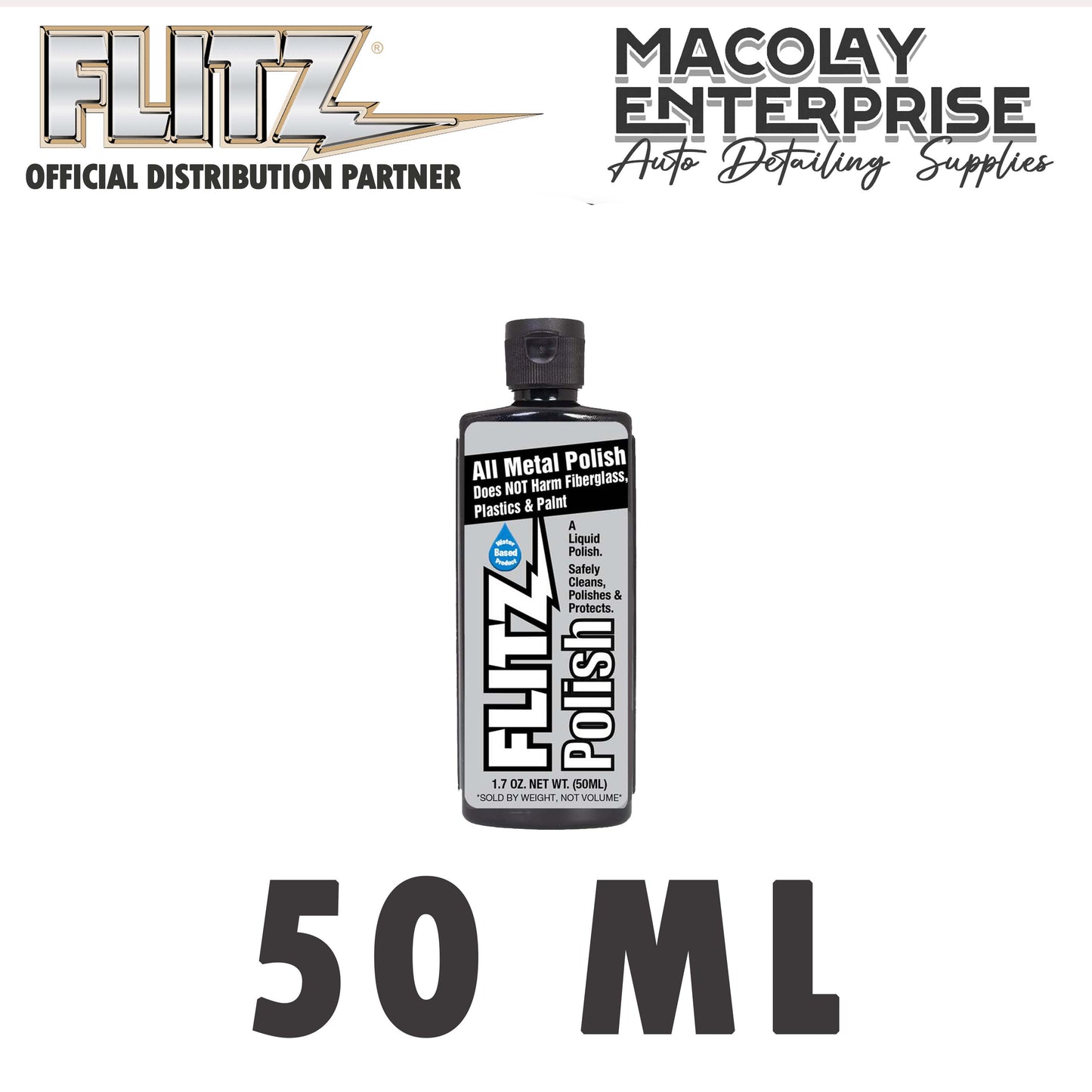 Flitz Liquid Polish for Metal, Fiberglass, Plastic & Paint