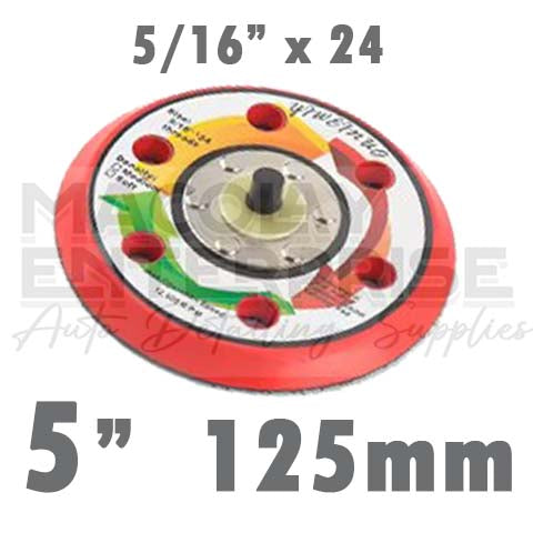 PO-001 Backing Plate 5/16" x24 thread for 6" & 5" Dual Action Polisher
