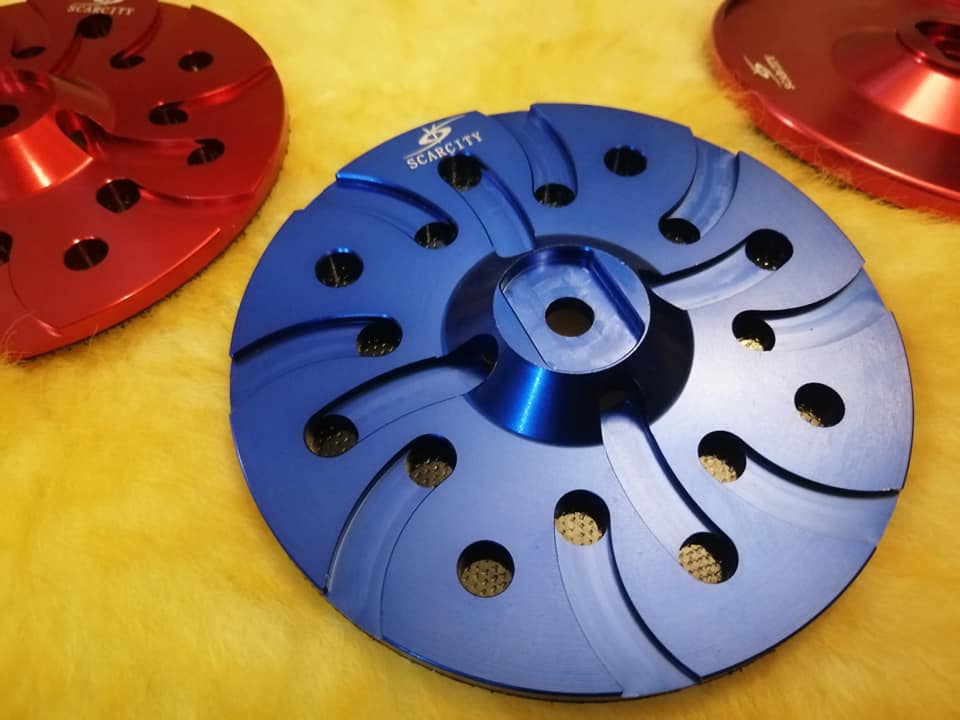 PO-009 SCARCITY 5-inch Aluminum Backing Plate with Holes for Rupes Polisher