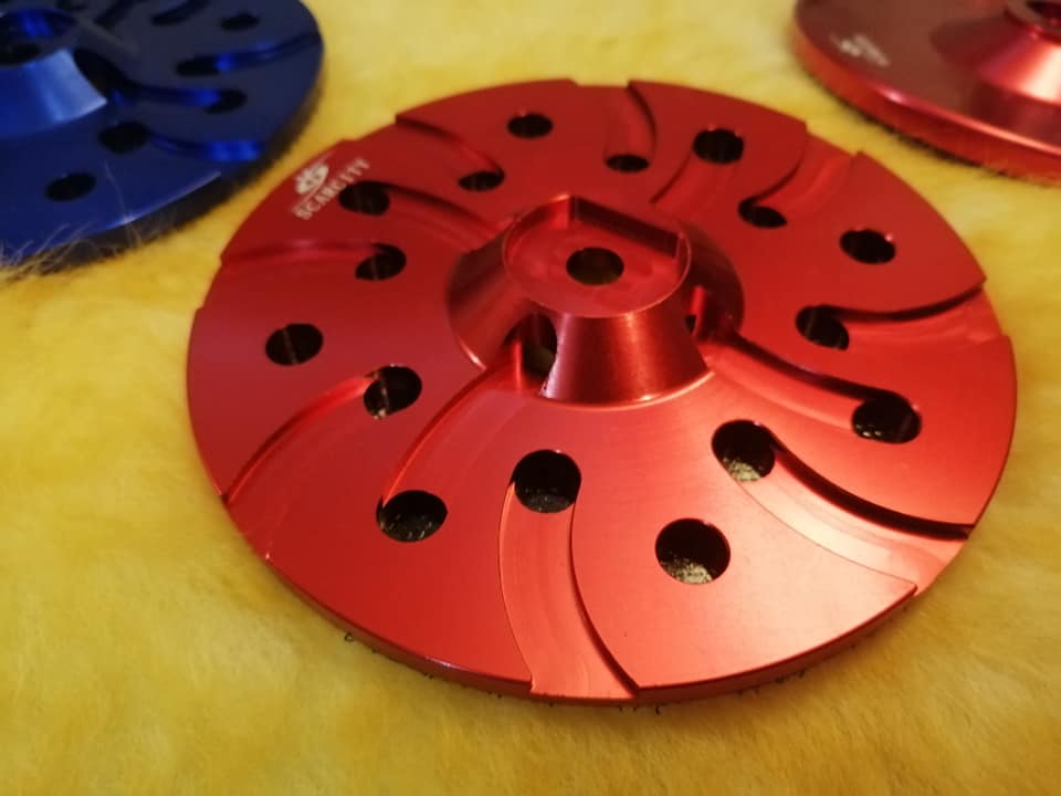 PO-009 SCARCITY 5-inch Aluminum Backing Plate with Holes for Rupes Polisher