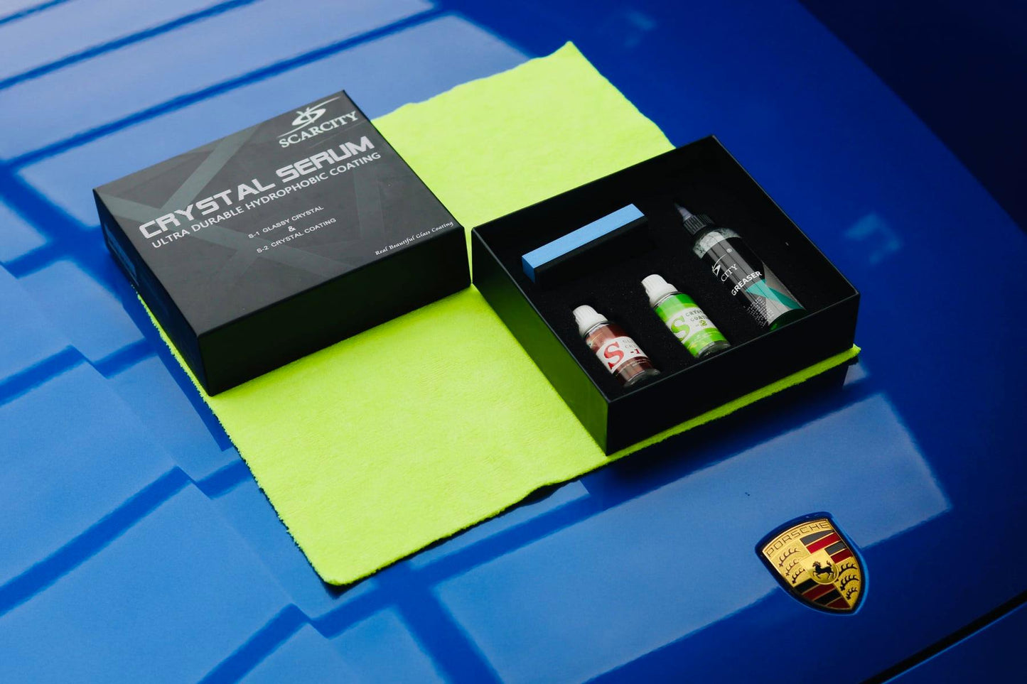 SCARCITY Crystal Serum Ultra Durable Hydrophobic Ceramic Coating Set