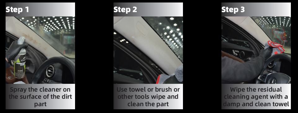 SCARCITY S350C Car Interior Flannelette Cleaner