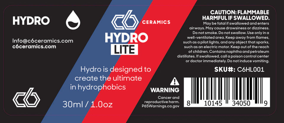 DIY DETAIL C6 Hydro Lite 6-Year Paint Coating 30ml