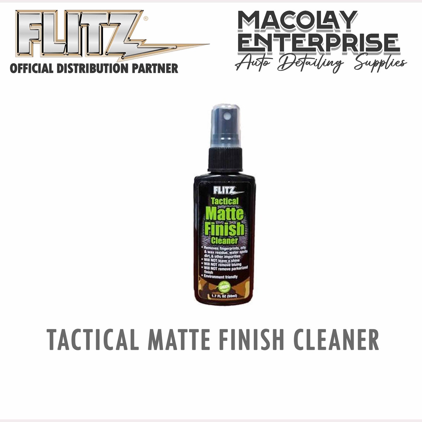 Flitz Tactical Matte Finish Cleaner 50ml