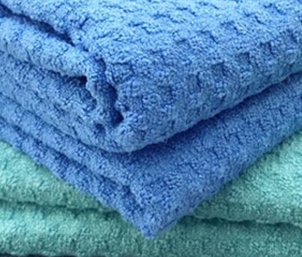 Waffle Weave 60x90cm Car Windshield Glass Drying Towel