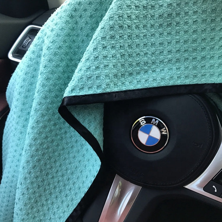 Waffle Weave 60x90cm Car Windshield Glass Drying Towel