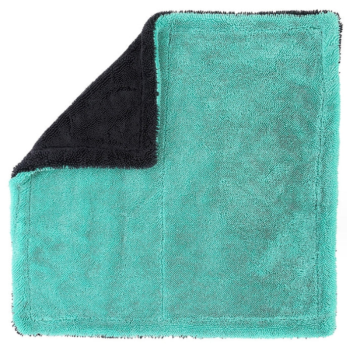Green-Gray Double-sided Twisted Fiber Car Wash Drying Towel