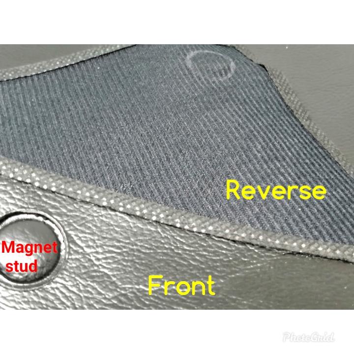 Synthetic Leather Magnetic Fender Cover Mat 3-pc set