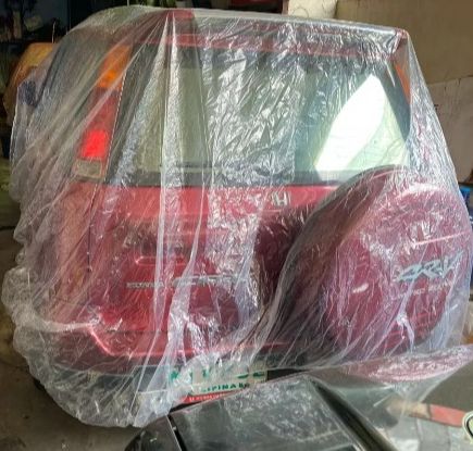 Disposable Plastic Clear Car Cover