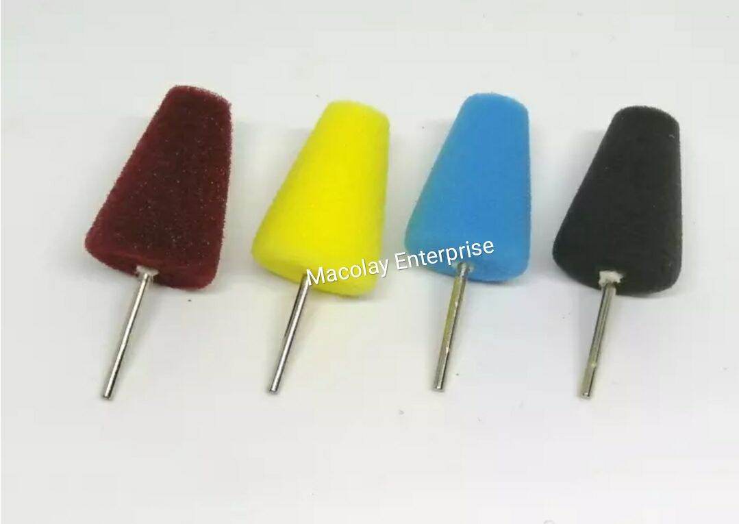 Buffing Foam Cone Shanks Pad 4pcs per Set