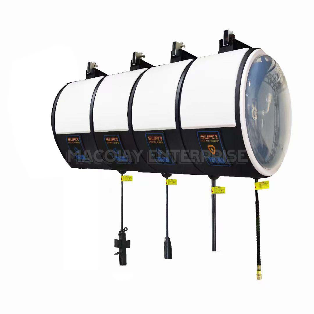 MG-010 SCARCITY Ceiling mount Retractable Combination Hose Reel set 4 reels in one