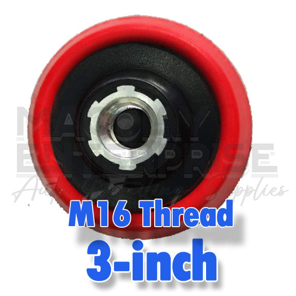 PO-006 Backing plate M16 Thread 6" 5" 3" 2" 1" Rotary Polisher