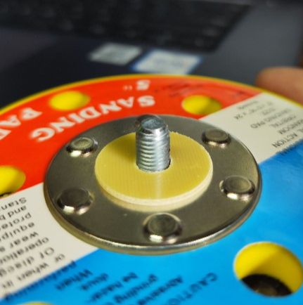 PO-001 Backing Plate 5/16" x24 thread for 6" & 5" Dual Action Polisher