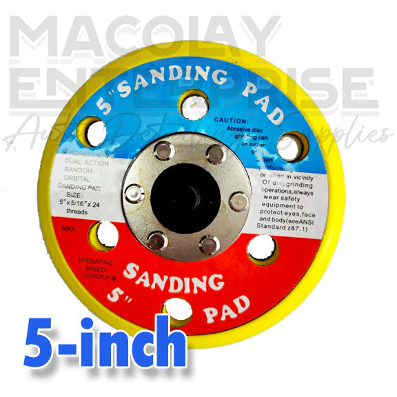 PO-001 Backing Plate 5/16" x24 thread for 6" & 5" Dual Action Polisher