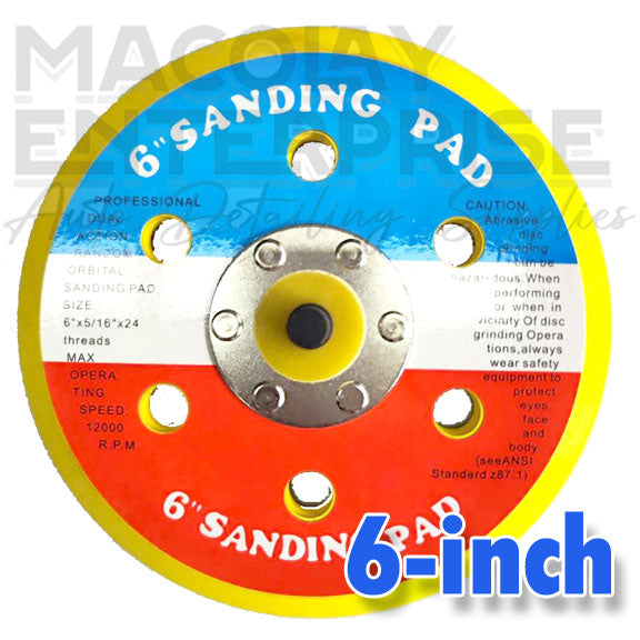 PO-001 Backing Plate 5/16" x24 thread for 6" & 5" Dual Action Polisher