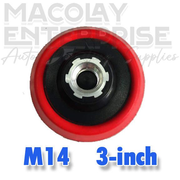 PO-002 Backing plate M14 Thread for 6.5" 6" 5" 3" 2" 1" Rotary Polisher