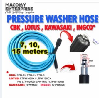 PA-022 Pressure Washer Hose replacement for CBK LOTUS INGCO KAWASAKI