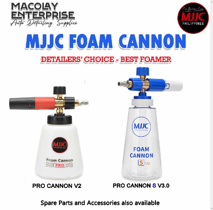 PA-008 MJJC PRO V2 or S V3.0 Foam Cannon for Pressure Washer