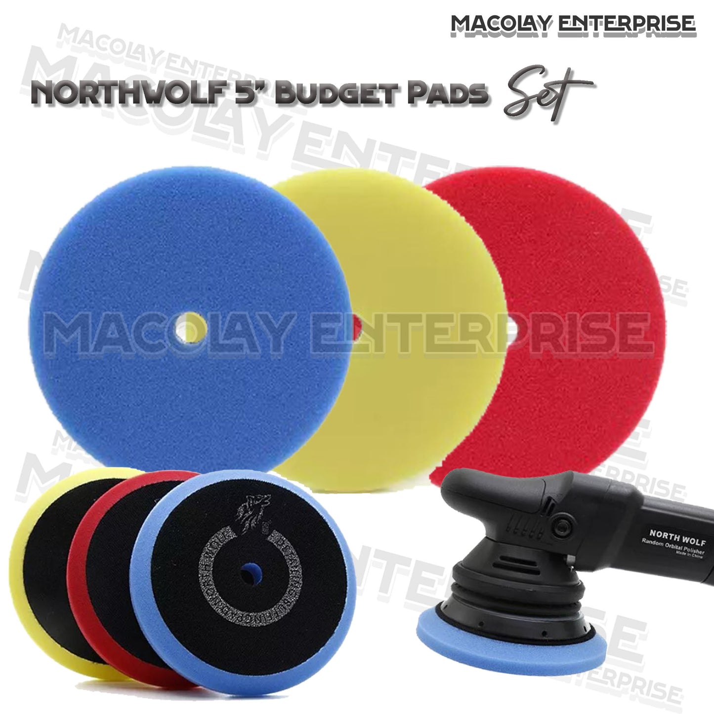 North Wolf 5" Budget Buffing Foam Pad