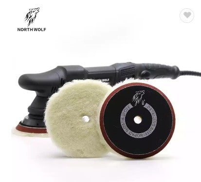 North Wolf 3-inch White Wool Buffing Pad