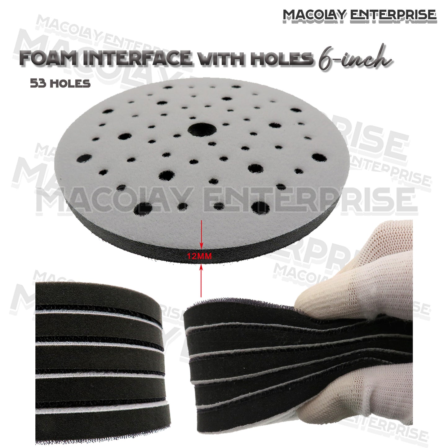 PO-025 Sanding Foam Interface Pad