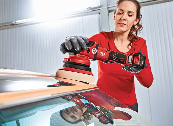 MP-16 FLEX XFE 15 150 18.0-EC Cordless Dual Action Polisher Machine Set