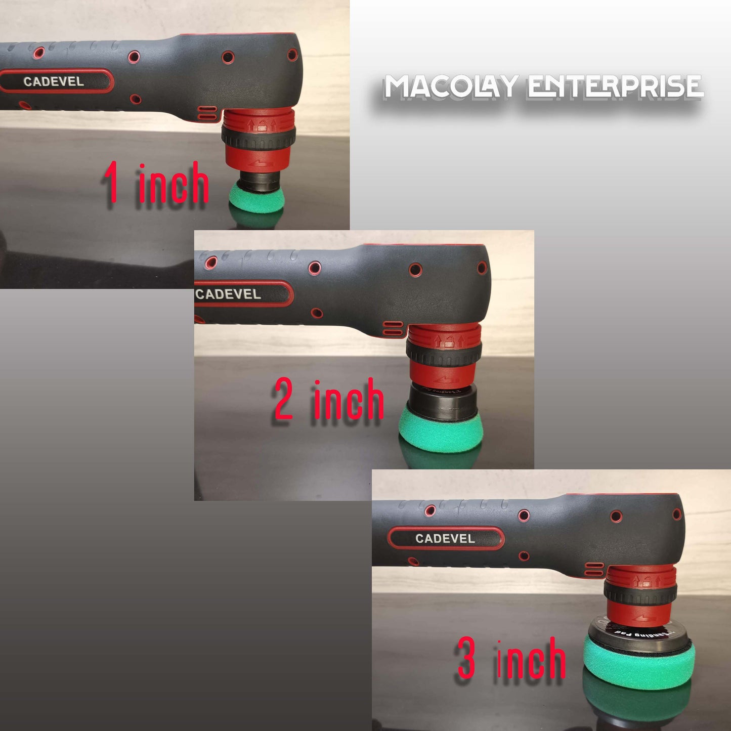 MP-09 Cadevel Red Nano Cordless Polisher