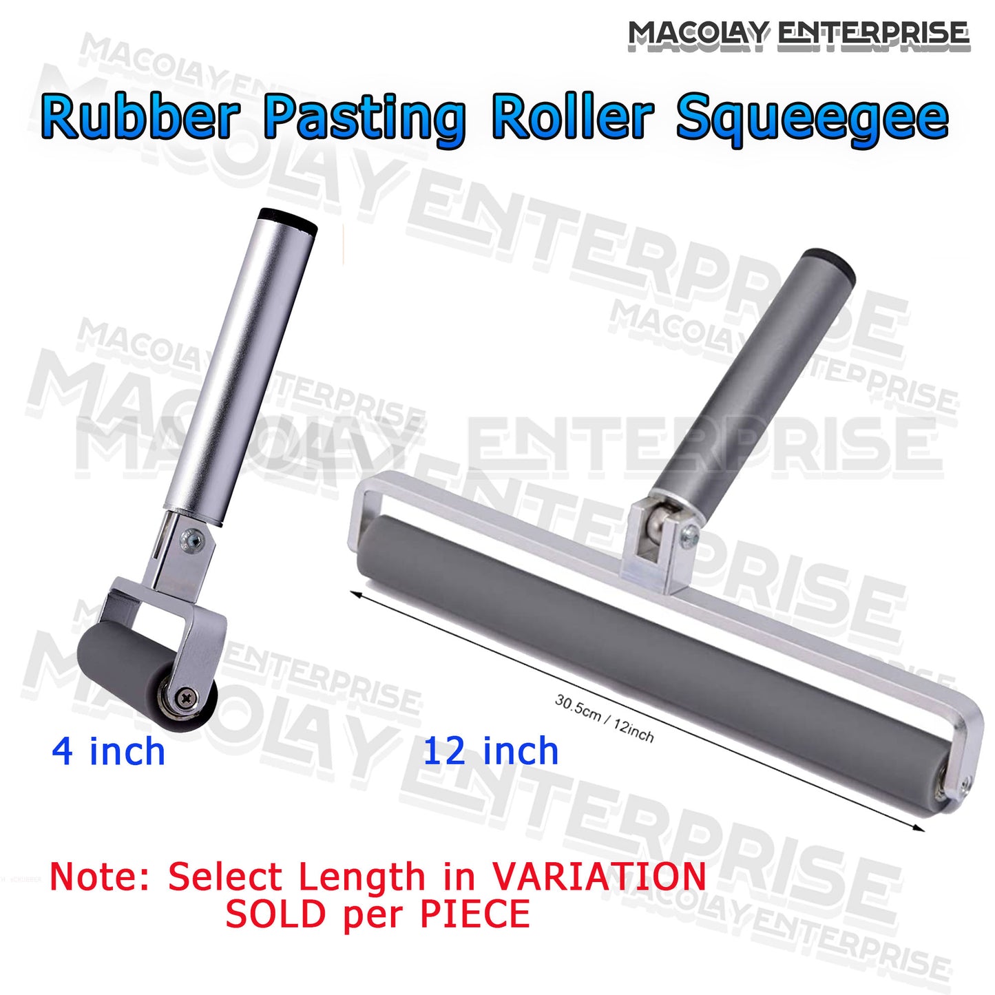 WR-68 Rubber Pasting Roller Squeegee Roller for Printmaking Car Wrapping