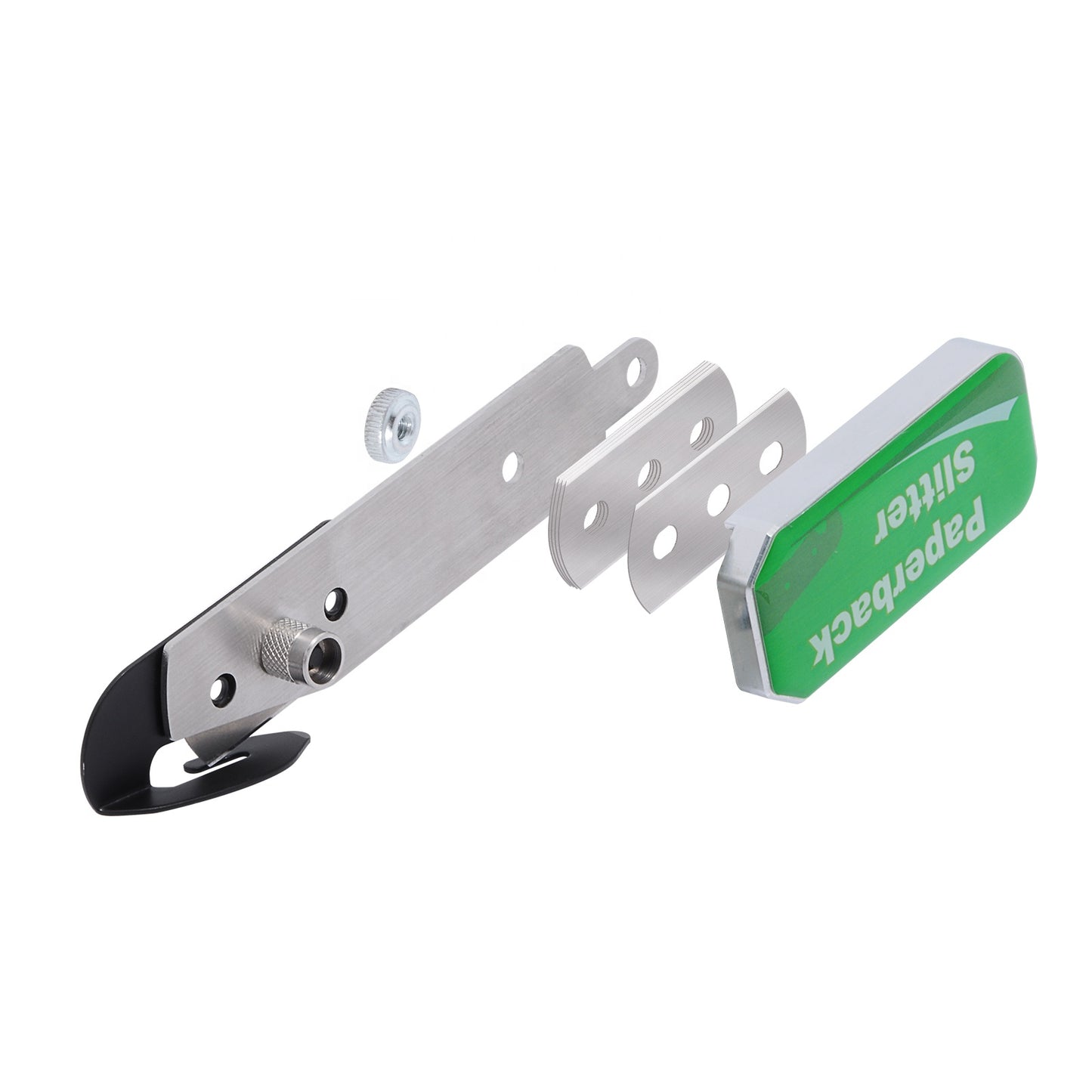 WR-011 Paperback Slitter Steel Handle with 10 extra blades for Car PPF