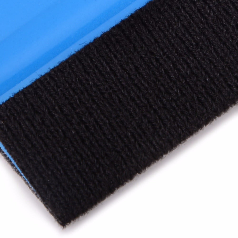 WR-029 Blue Soft Squeegee with hole and Felt for Car PPF