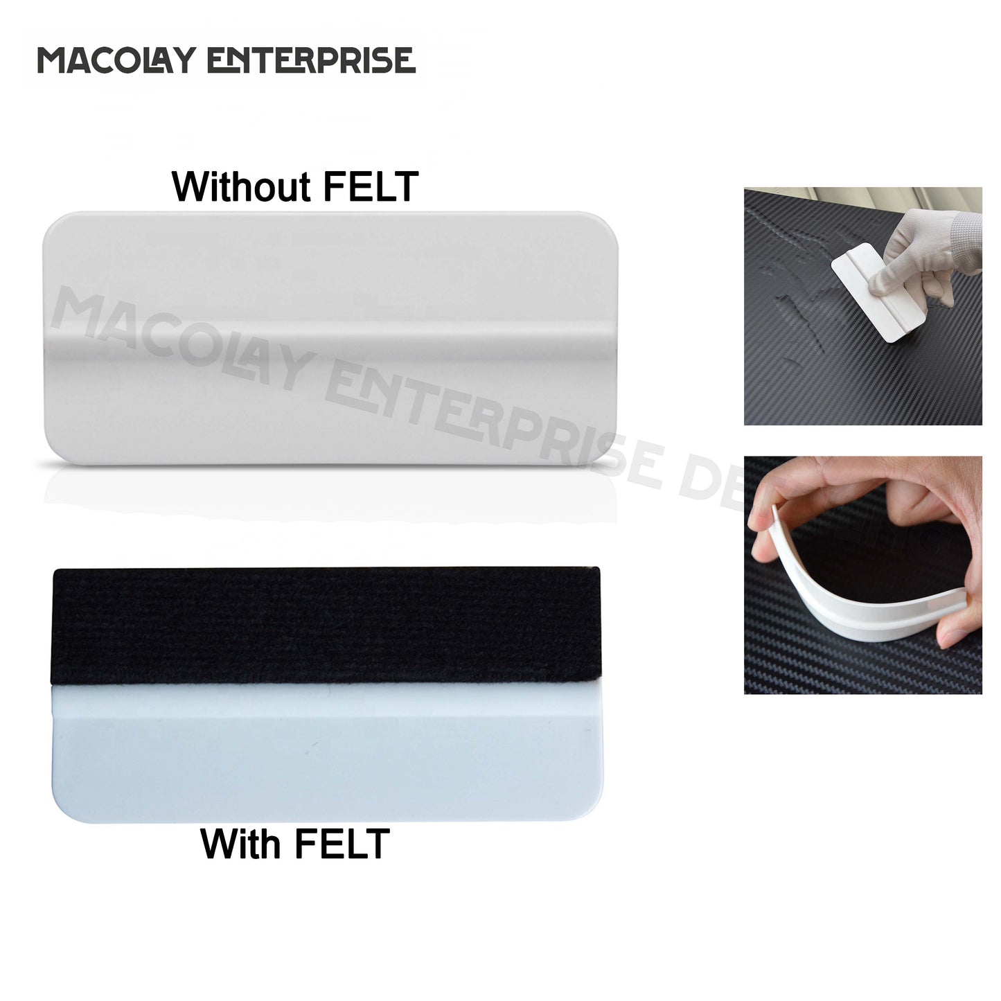 WR-36 Small WHITE Soft Squeegee for Car PPF