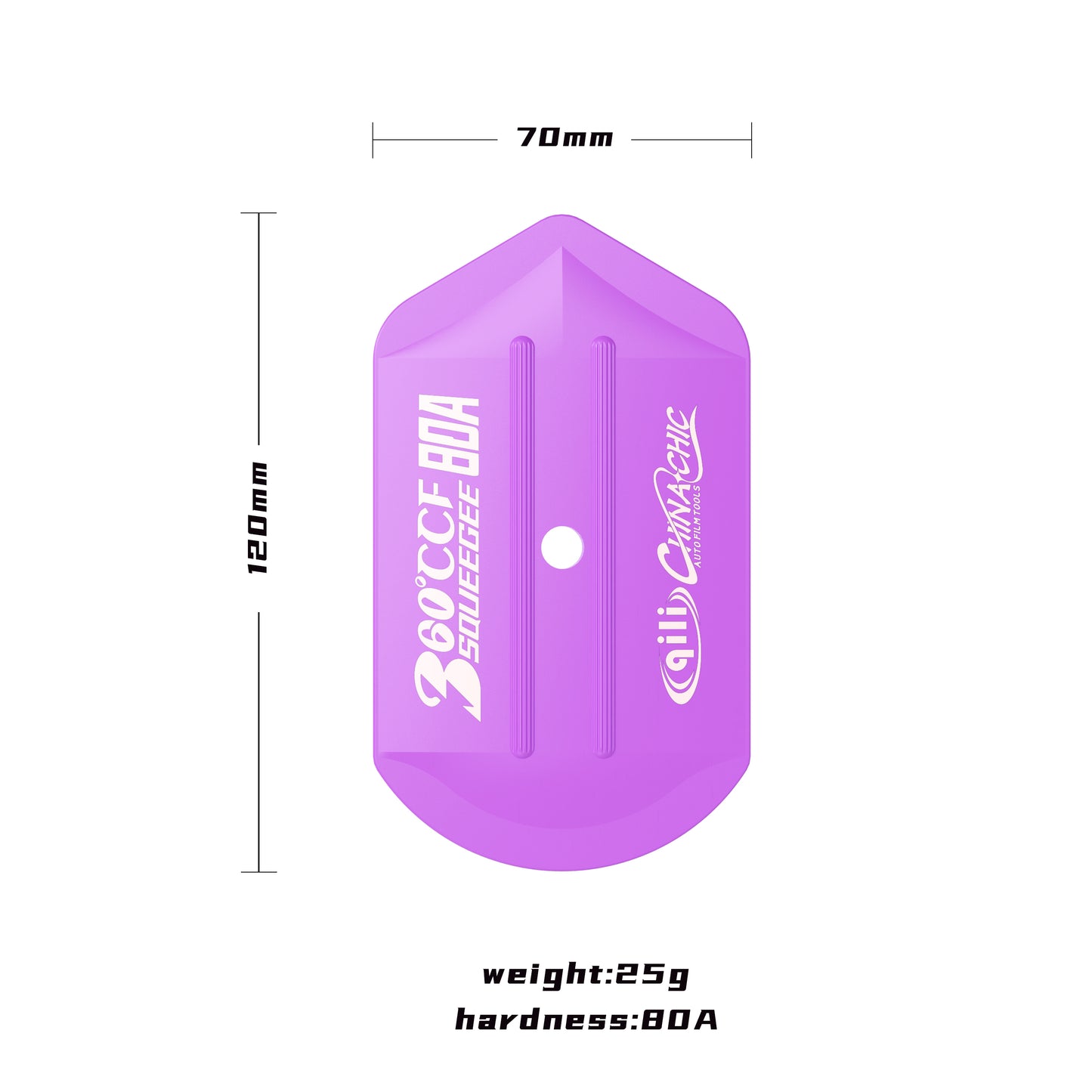 WR-111 Qili 360 degree Polygon Film Scraper for Car PPF