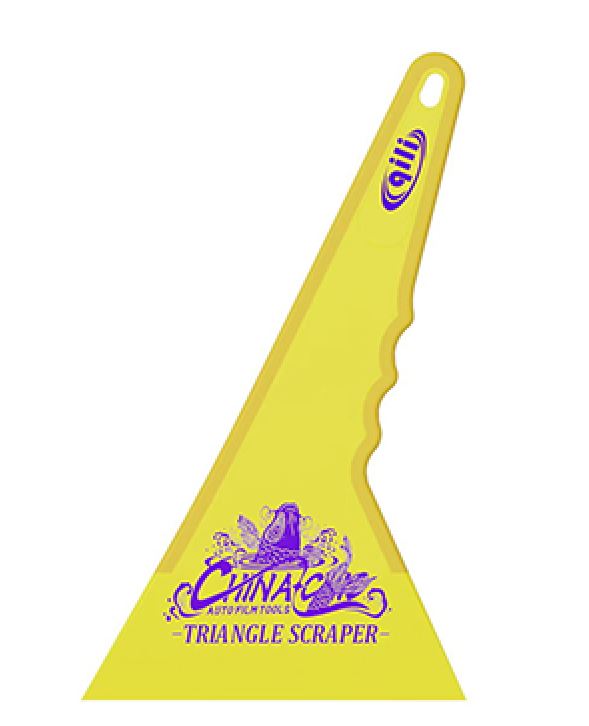 WR-117 Qili Triangular Scraper Rubber Handle for Car Tint