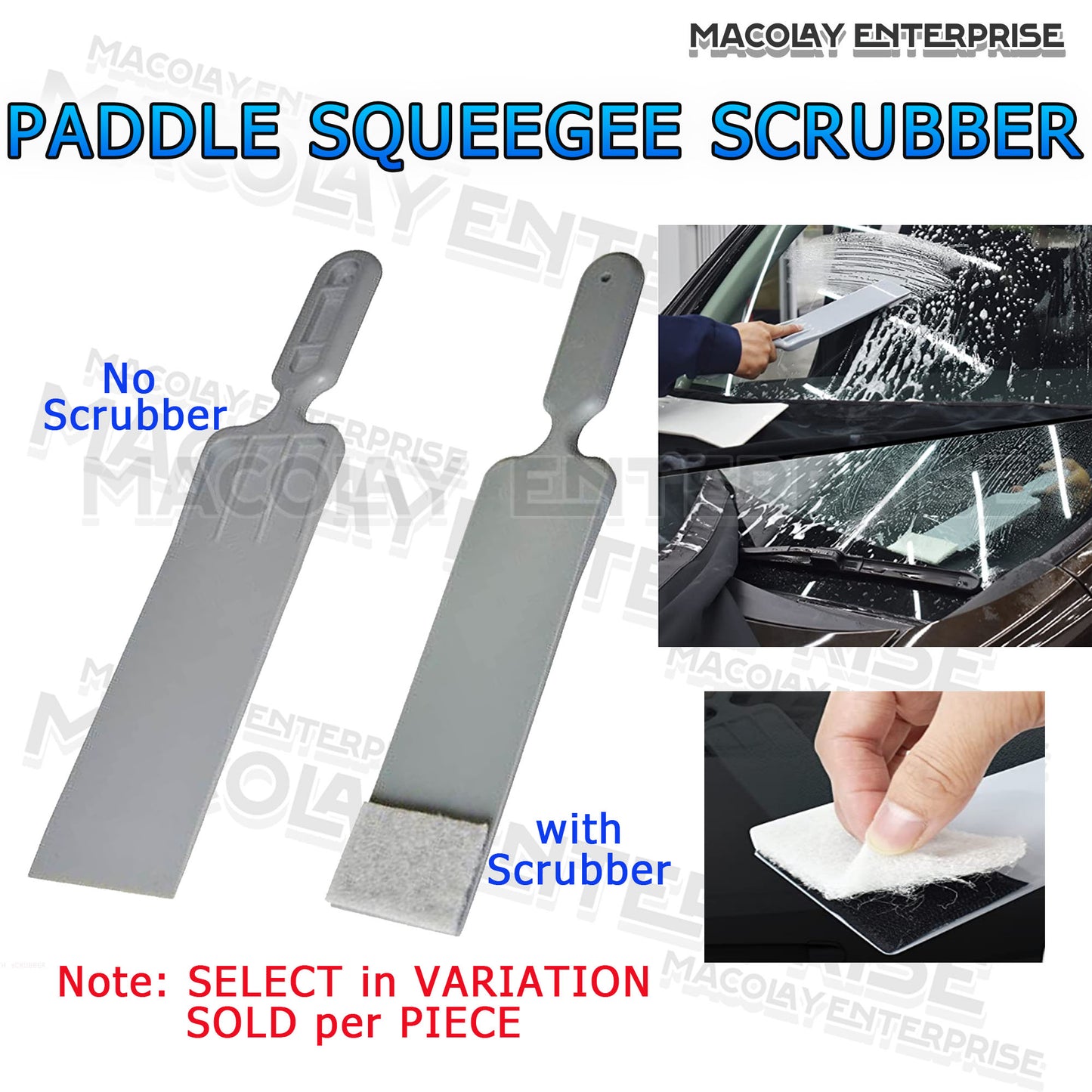 WR-66 Scrubber Paddle Squeegee Bulldozer Squeegee for Car Tint