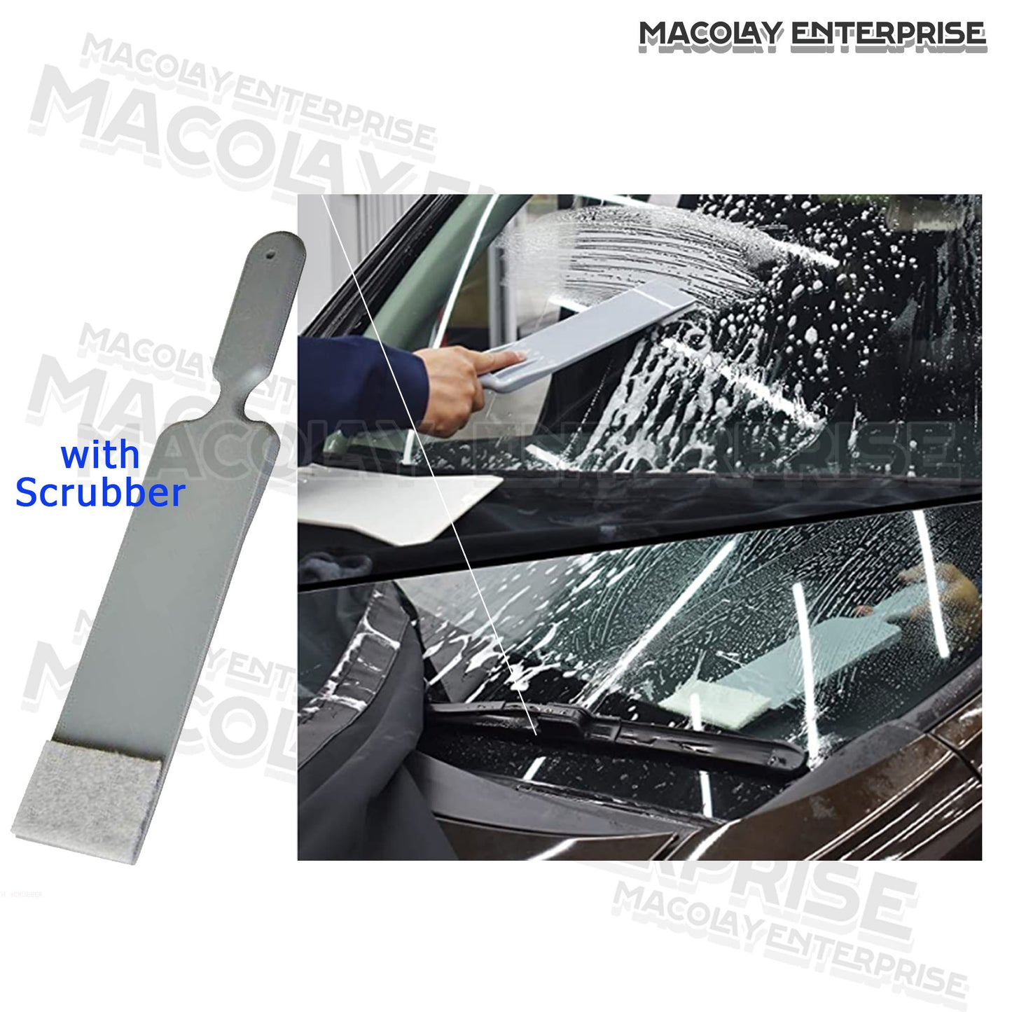 WR-66 Scrubber Paddle Squeegee Bulldozer Squeegee for Car Tint