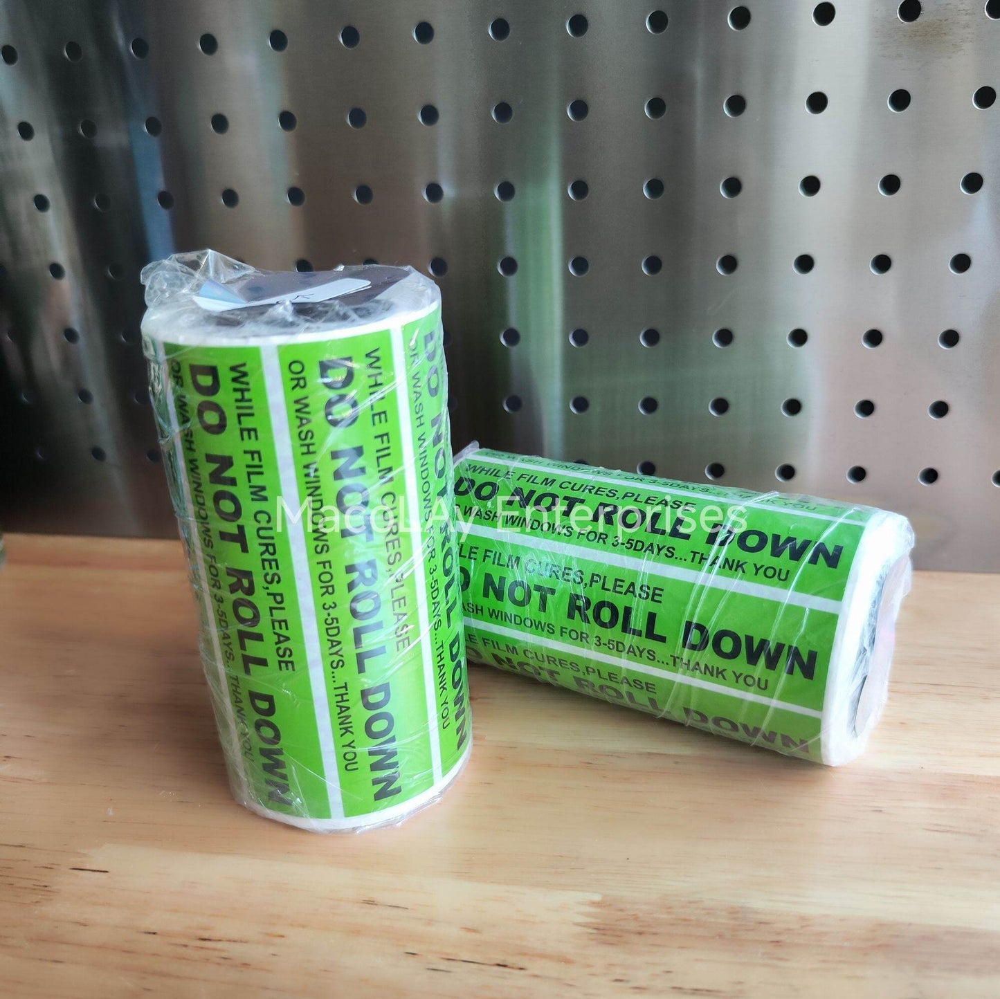 WR-059 500pcs/roll DO NOT ROLL DOWN Sticker for Car Tint