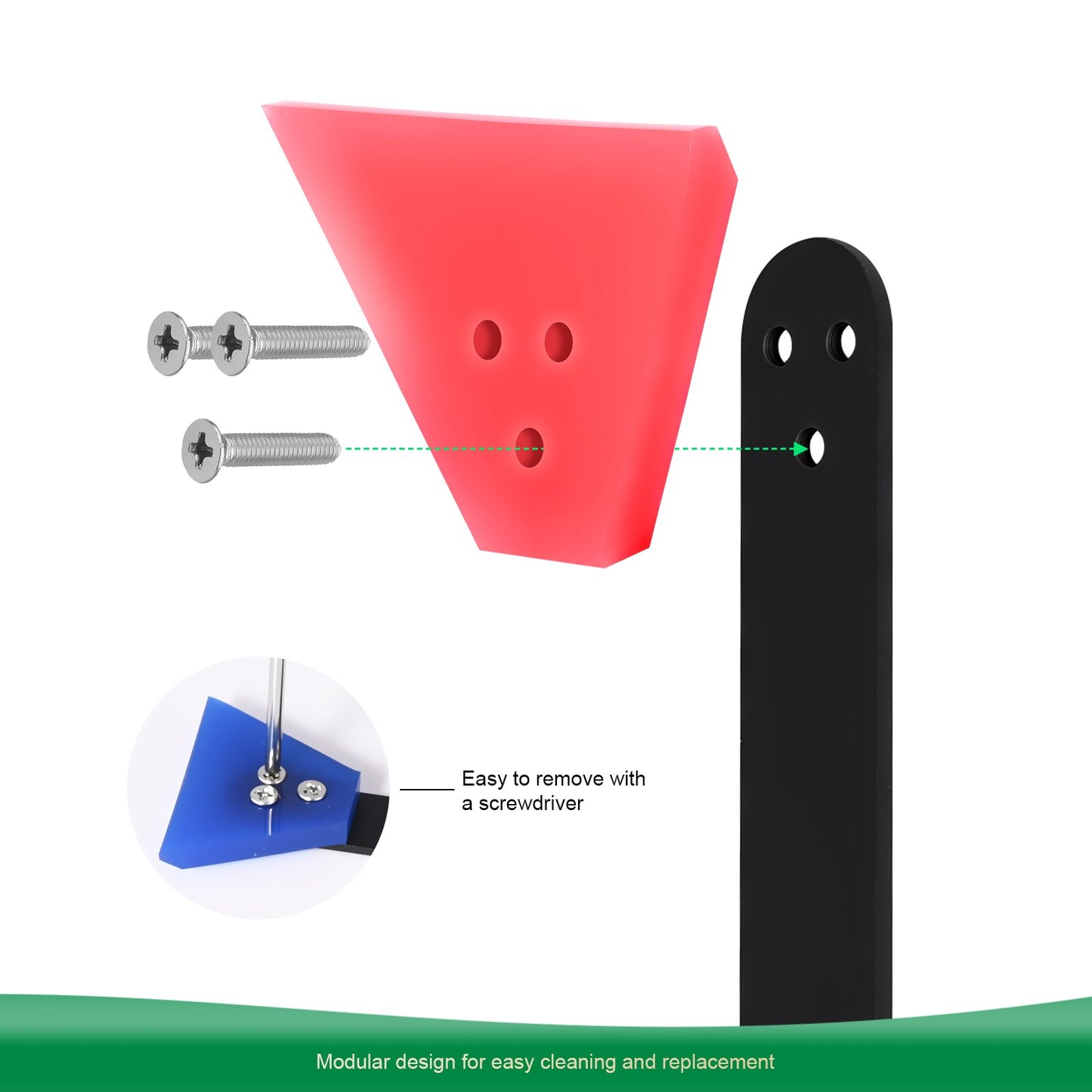 WR-83 Double Mini Squeegee for Tight areas Car PPF