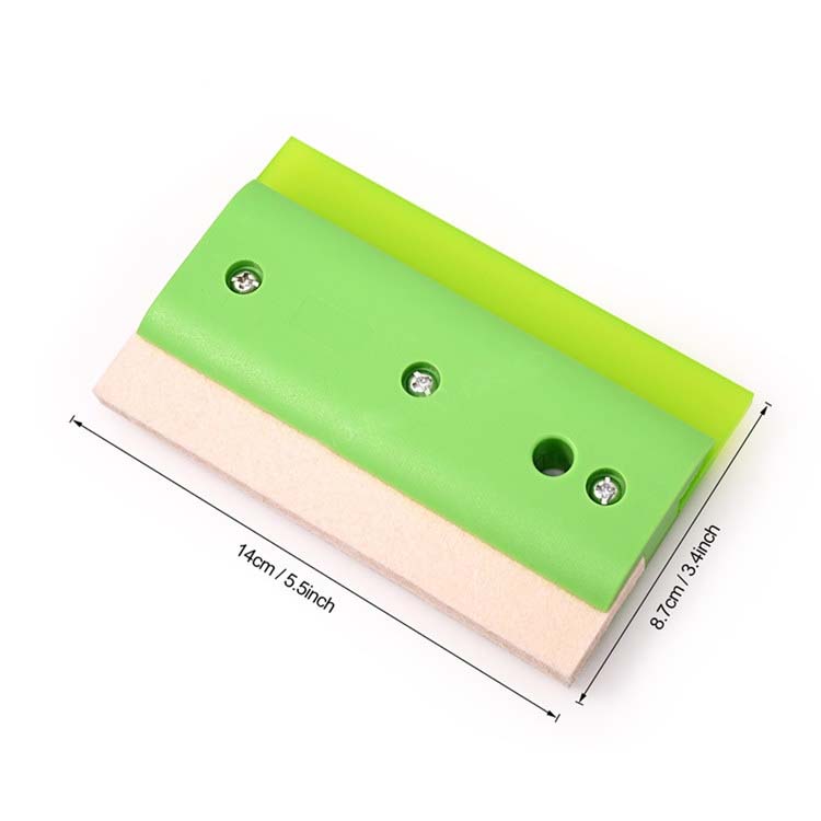 WR-58 2 in 1 Rubber and Wool Squeegee for Car PPF