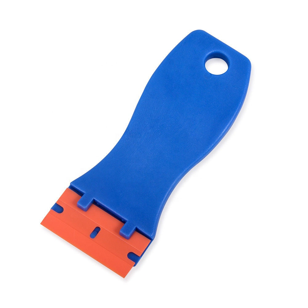 WR-38 Blue Plastic Scraper with plastic blade for Car PPF