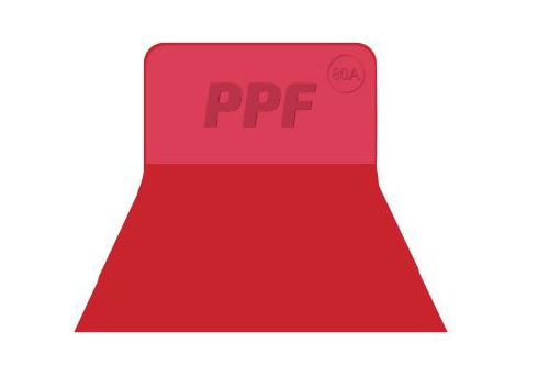 WR-78 Green, Red, Black Car PPF Rubber Squeegee