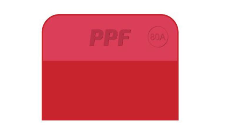 WR-78 Green, Red, Black Car PPF Rubber Squeegee