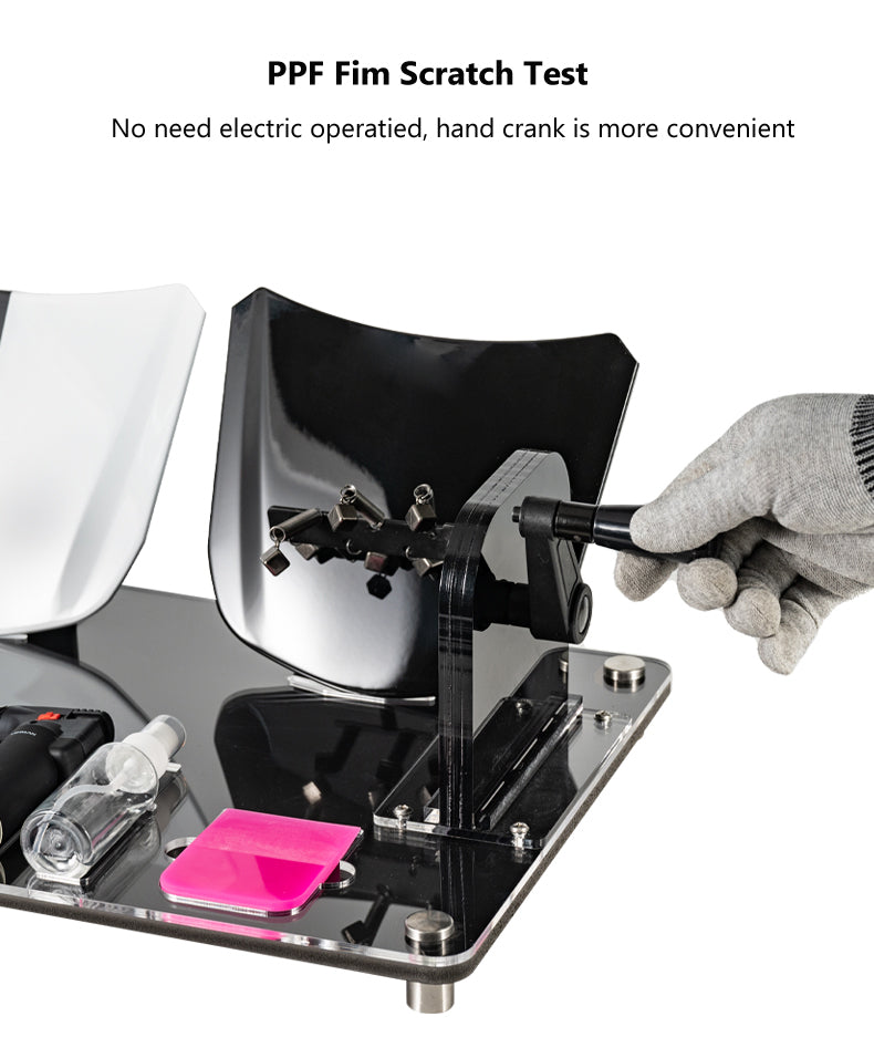 WR-106 PPF Test Display Set Scratch Heat Self-Heal Stone-chip Vandal Test