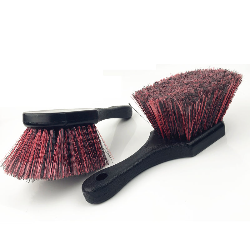 WH-27 Red-Black Flagged Bristles Wheel Brush