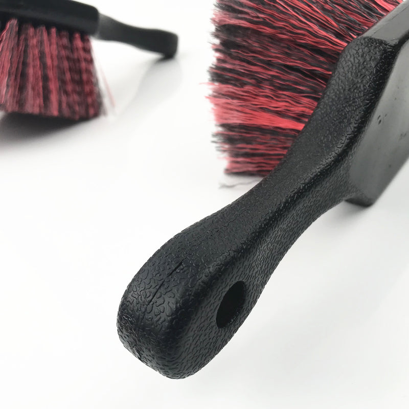 WH-27 Red-Black Flagged Bristles Wheel Brush