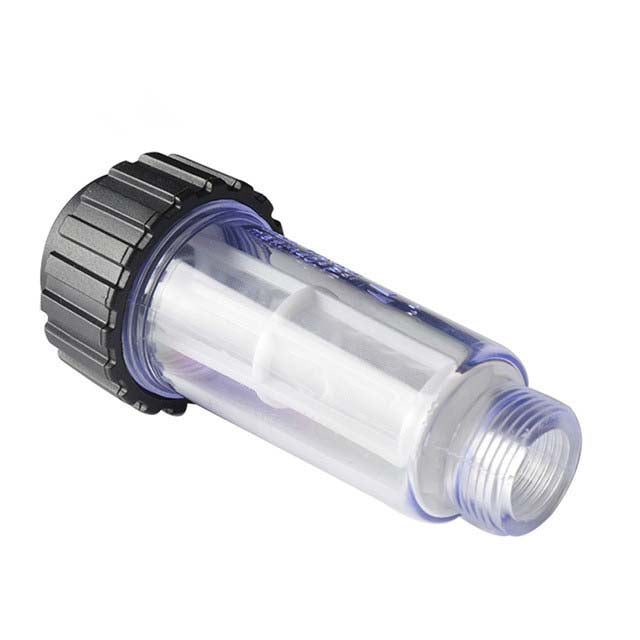 F08 Pressure Washer Filter 12cm x 5cm G3/4 inlet Fittings
