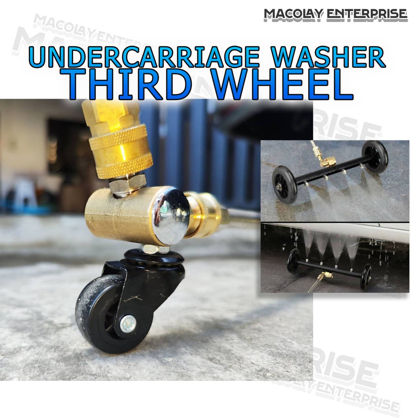 F46 Under Carriage Third Wheel Fittings 1/4 Quick Coupling