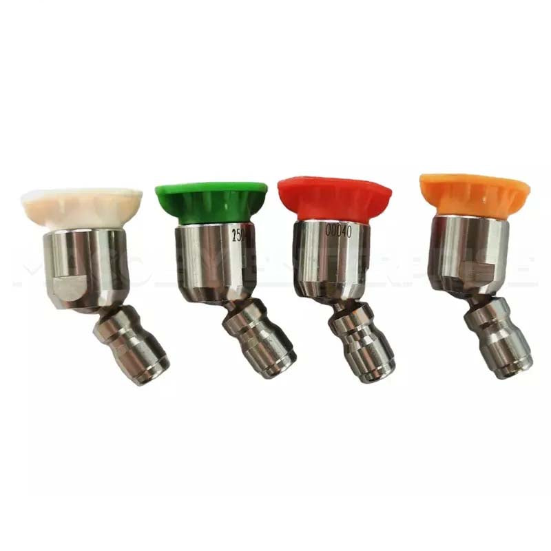 F13A 360 Degrees High Pressure Washer Spray Nozzle Tips Set Fittings