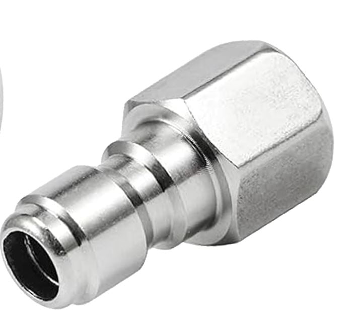F44 NPT Female 1/4 Thread to QC 1/4 Fittings for Belt Type Pressure Washer