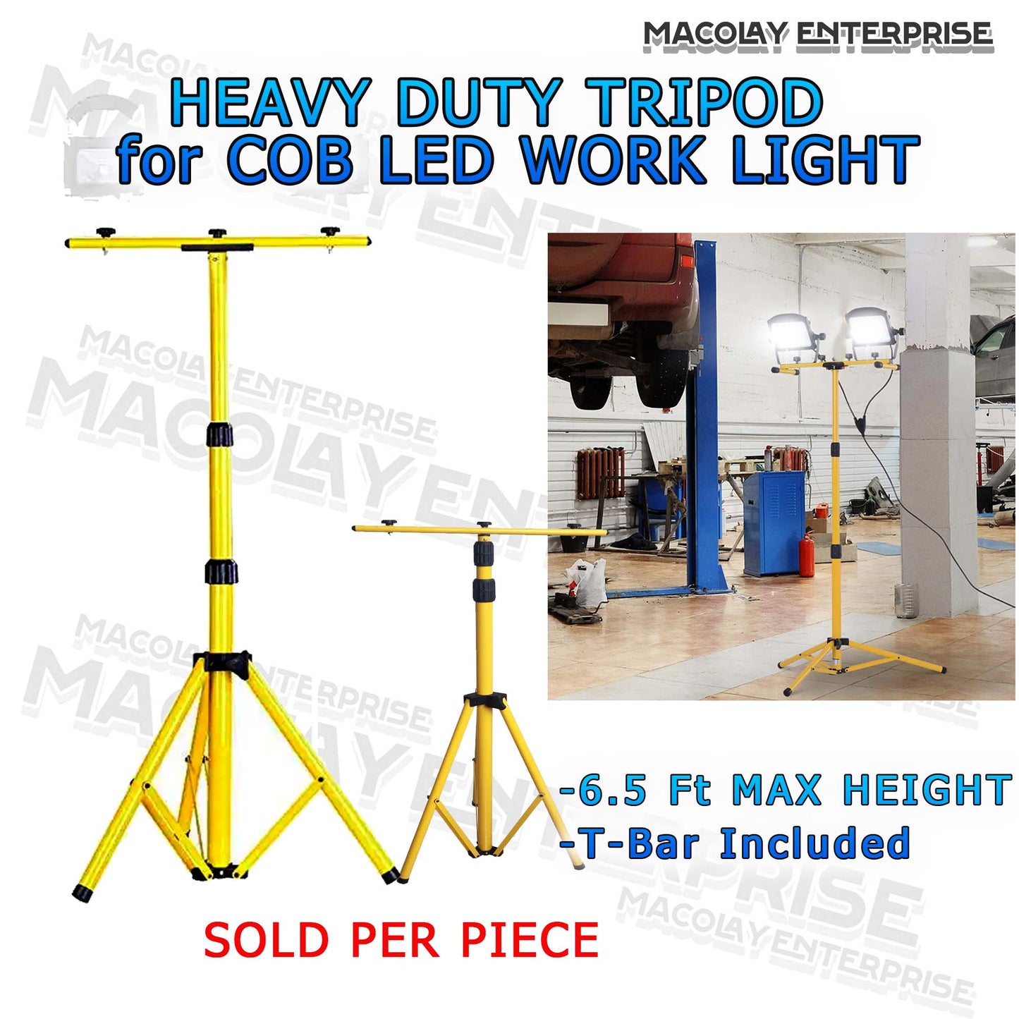 LT-011 Heavy Duty Detailing Light Tripod Stand