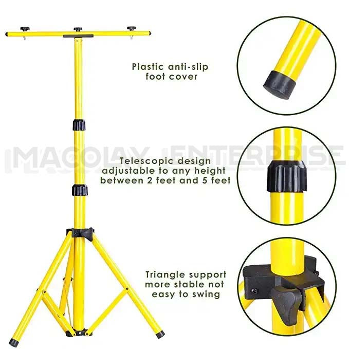 LT-011 Heavy Duty Detailing Light Tripod Stand No Bulb
